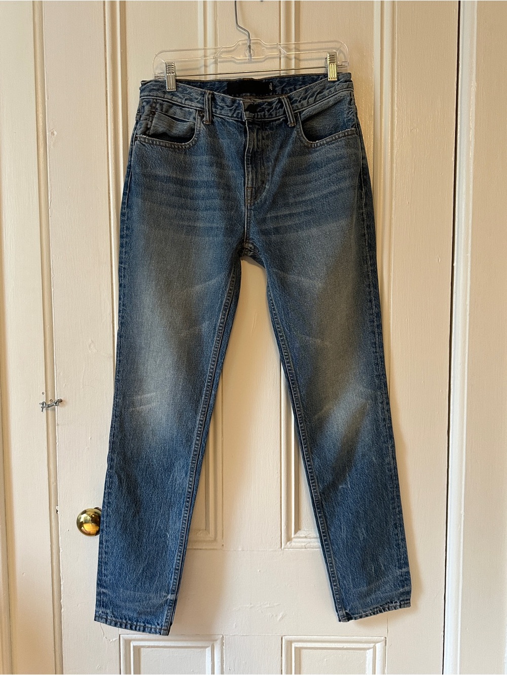Alexander Wang Slim Straight Blue Washed Jeans - Like New